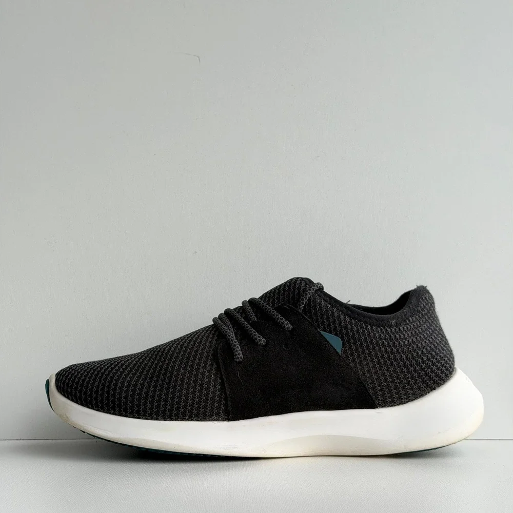 Vessi Everyday Classic Sneakers Women 8 Black Waterproof Knit Lightweight Casual